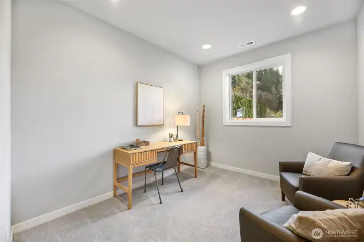 office/bedroom on the main floor