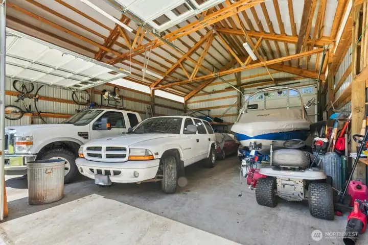 Detached garage/shop with plenty of room. Detached garage/shop with plenty of room.