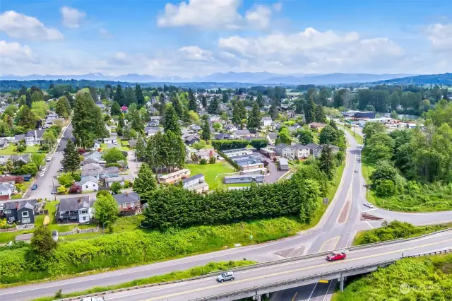 Highway 9 and 2nd St aerial