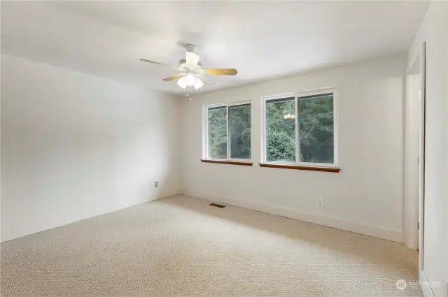 3rd Bedroom with new paint and Carpet