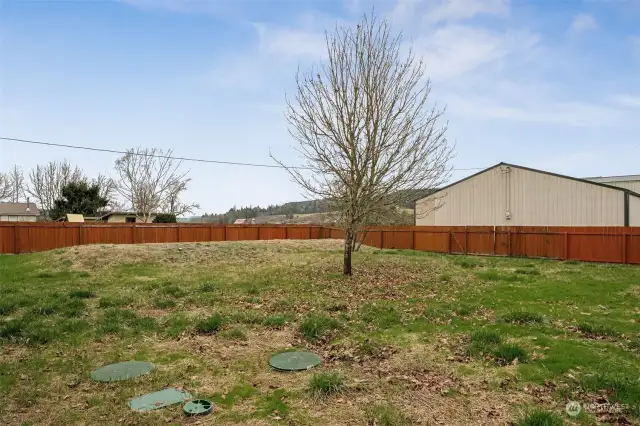 Fully Fenced Backyard