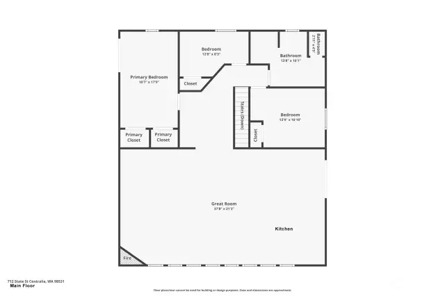 Upstairs Floor Plan