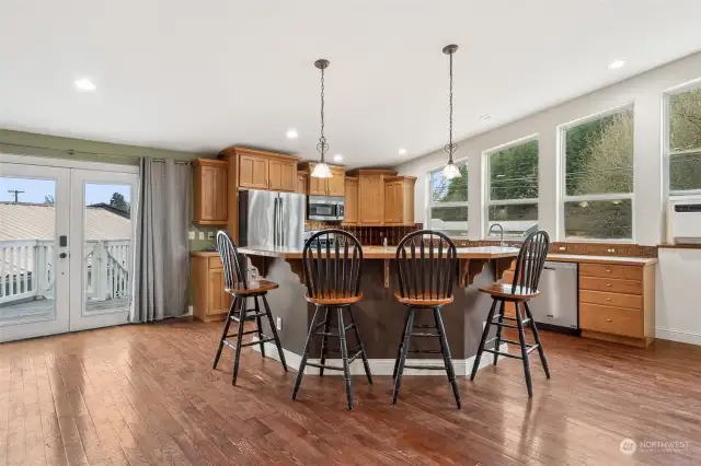 Open Concept Kitchen with Island