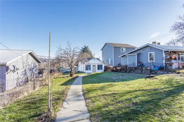 Front walkway to home