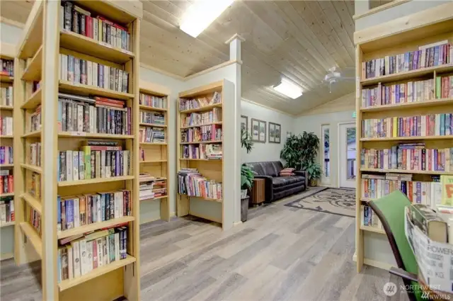 Inside library