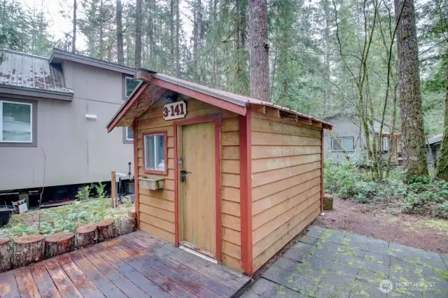 Shed included in the sale