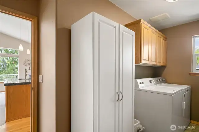 Laundry Room is located next to kitchen