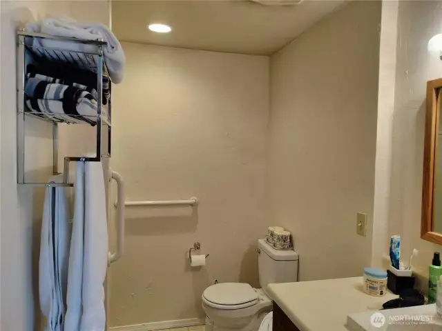 Guest 3/4 bathroom.
