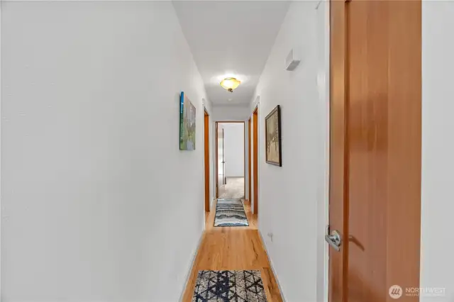 Hallway to bedrooms