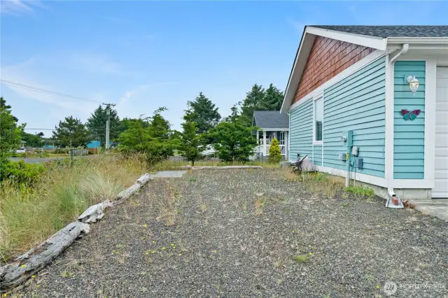 RV Parking with electrical and sewer cleanout