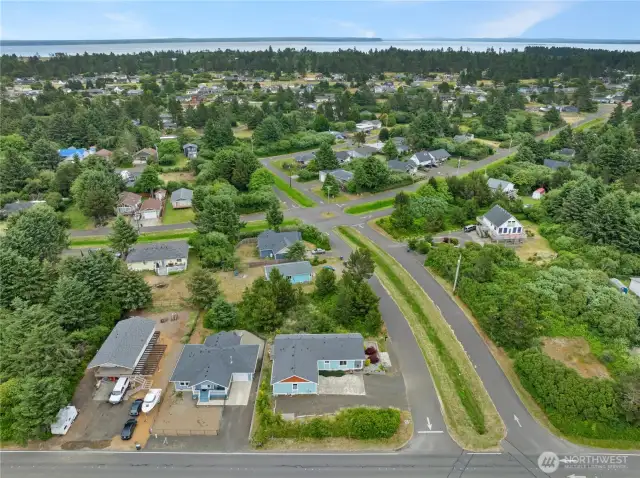 Proximity to the bay just east of the home