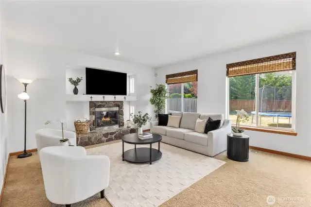 Large windows fill living area with natural light