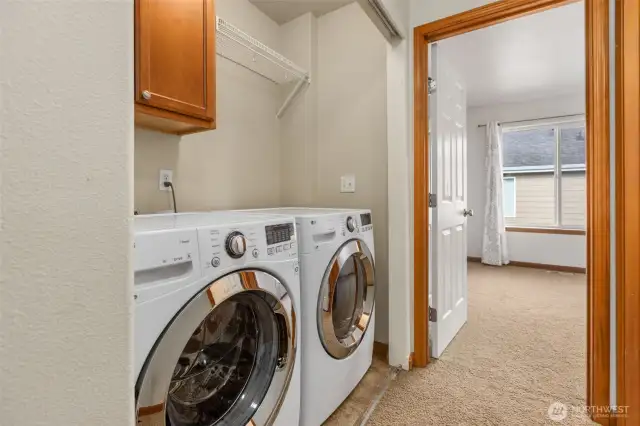 Washer and dryer included in sale