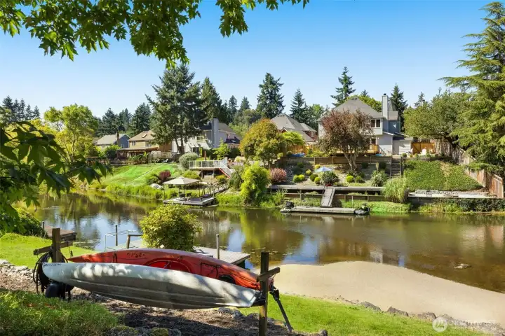 Your private dock offers direct passage to Lake Washington. Days of boating, paddleboarding, and endless adventures begin here.