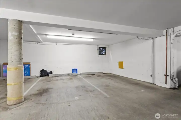 Assigned parking space #4.