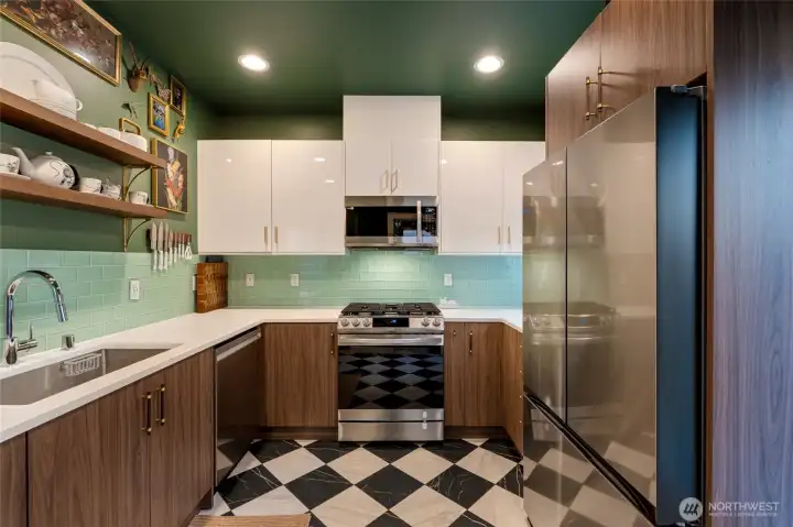 Step into a bright, impeccably clean