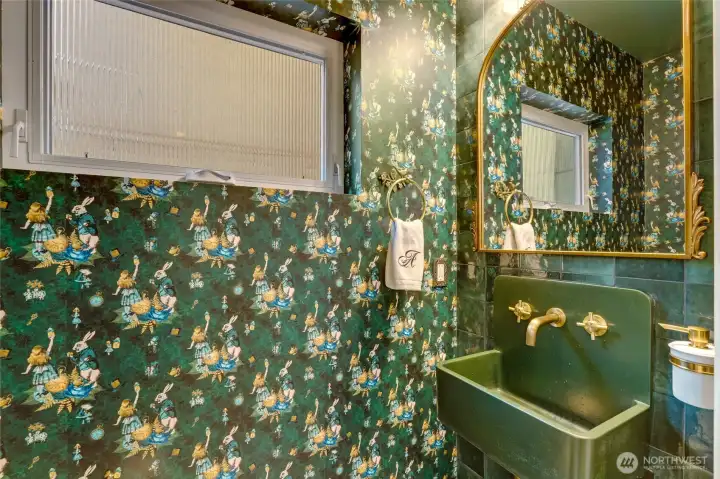 Half bath on the main level