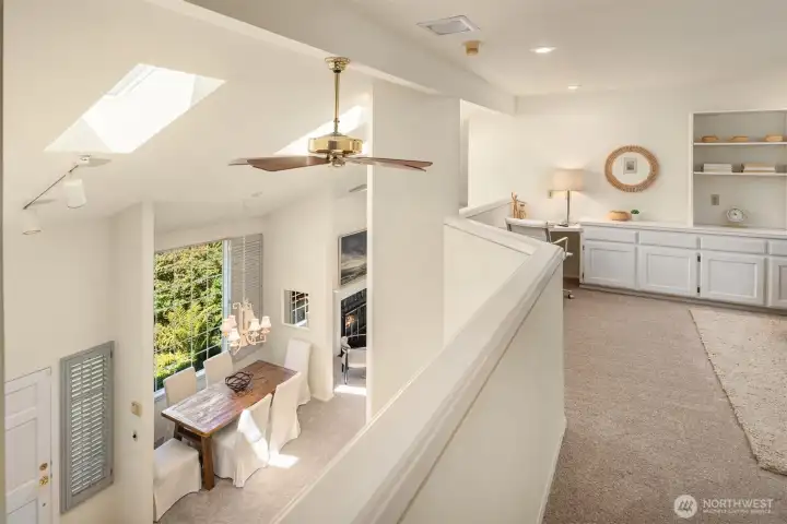 View from the versatile loft area.
