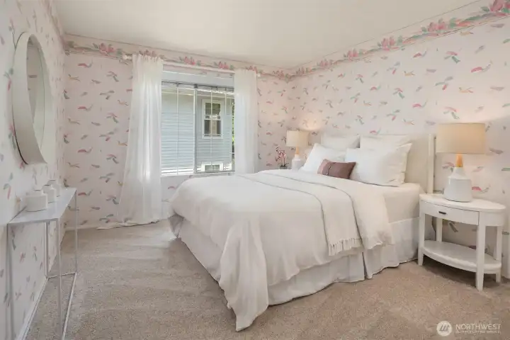Second bedroom upstairs.