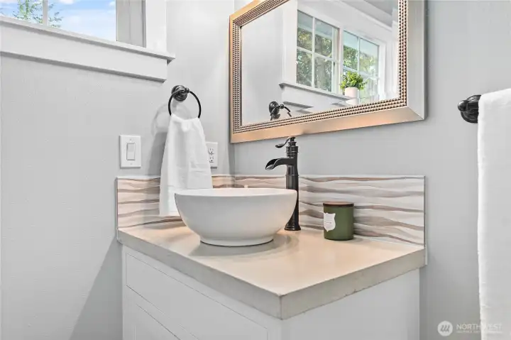 Full bathroom upstairs