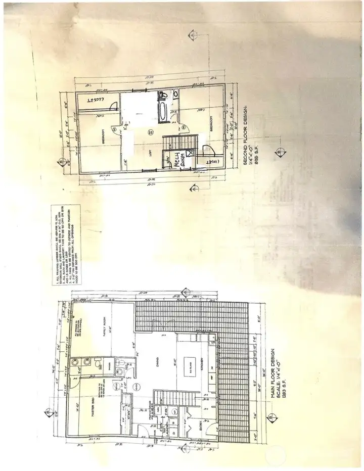 Builder floor plan