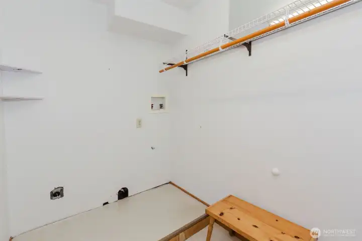 laundry room hook ups