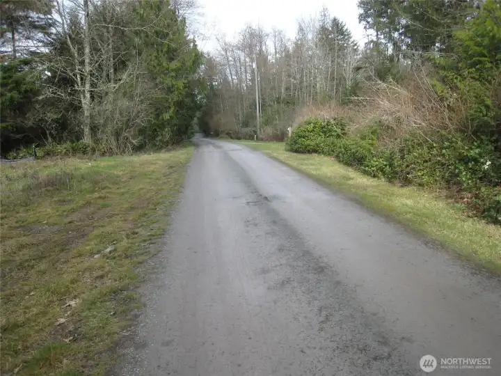 Road access to the property.