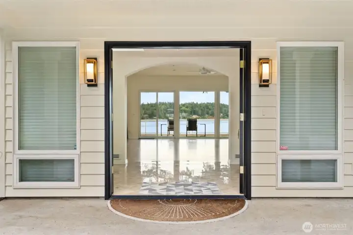 Welcome! Enjoy sweeping views as you walk through your front doors.
