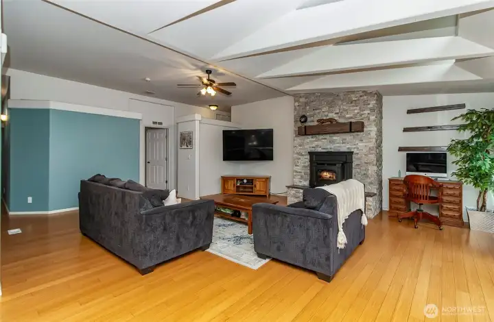 Wide open floor plan