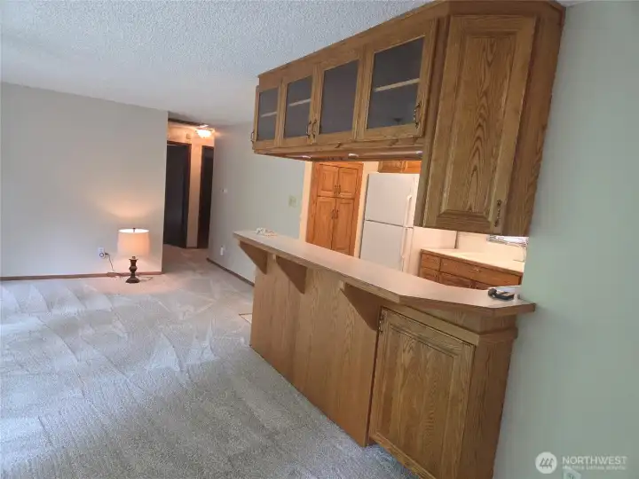 View into bedroom hallway