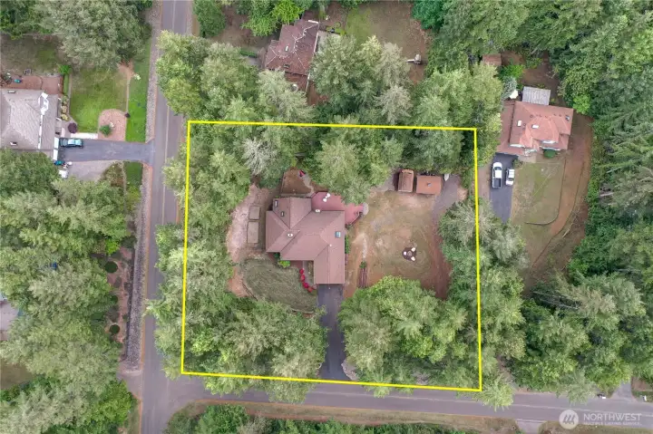 private corner lot