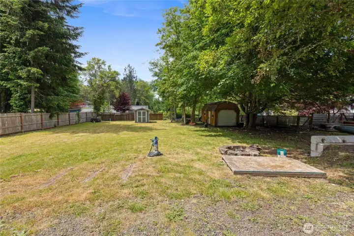 Imagine the fun you'll have on this wonderful lawn!