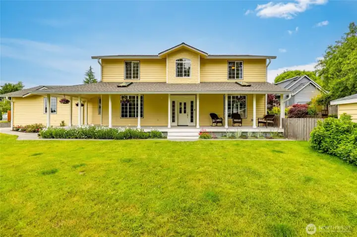 BYORC - Bring your own rocking chair to this charming covered porch.