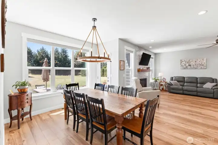 View looking towards family room.