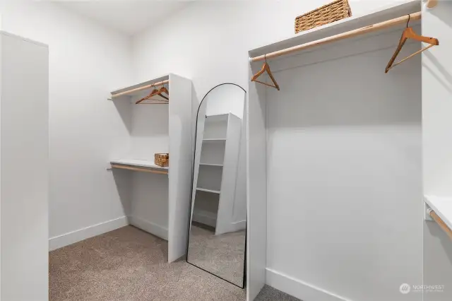 The expansive Primary Closet is a dream come true, offering ample space to hang, stack and store all your clothing, shoes and accessories.