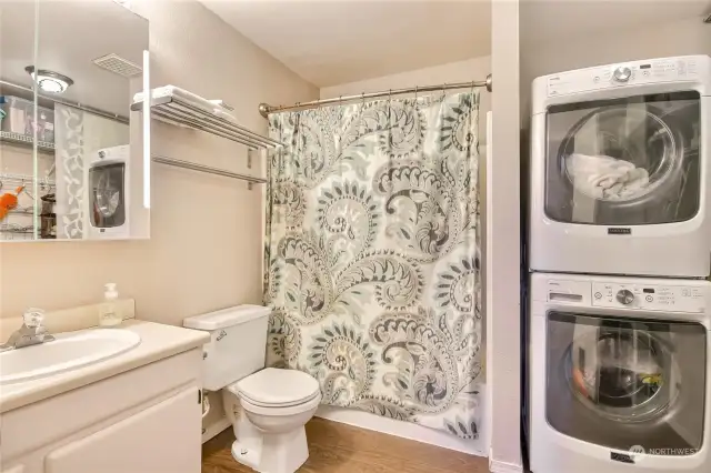 Lower Floor Bathroom/Laundry Room