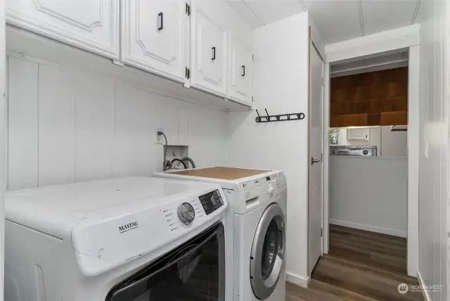 cabinets in laundry