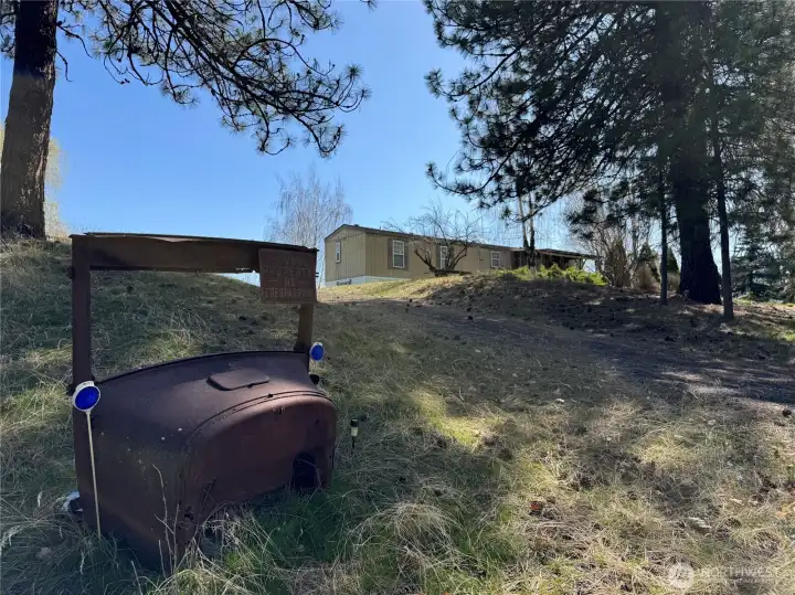 Looking up to the home