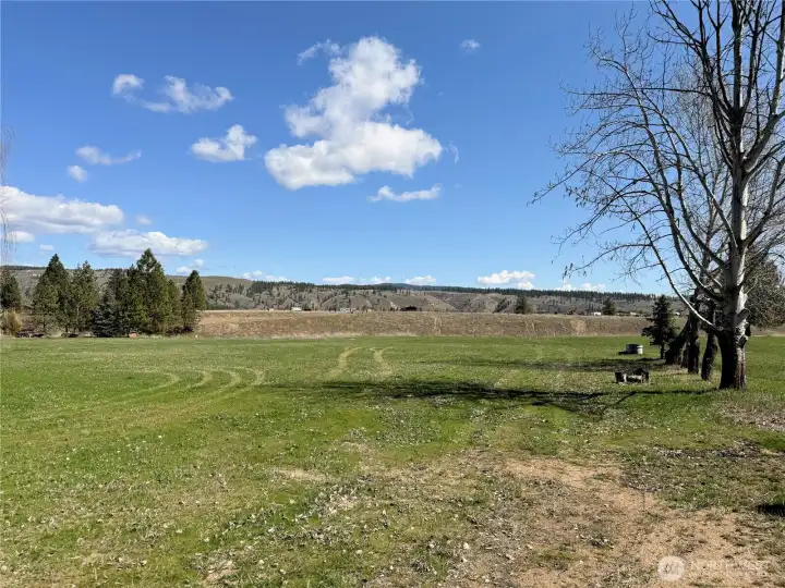 View of property looking east.