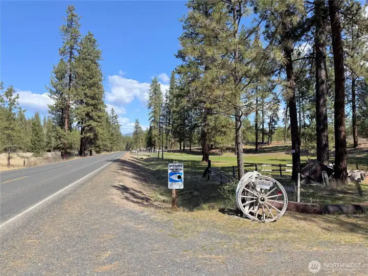 View of HWY 25 looking north.