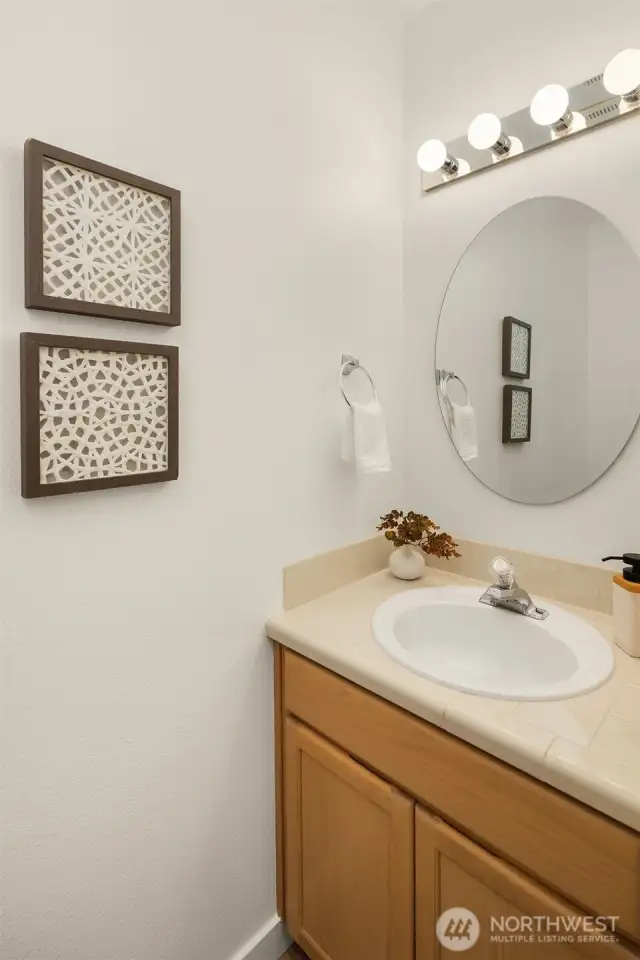 Main floor powder room