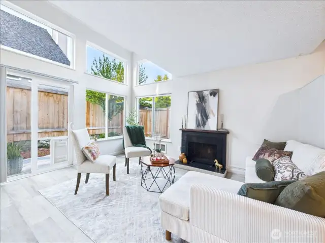 This home square footage is 1014 but due to the great layout it feels much larger.