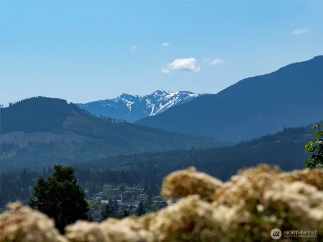 Nearly Panoramic Viws from Harbor to Olympic Mountains