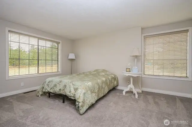 Primary suite with a nice nook for relaxing & quiet time!