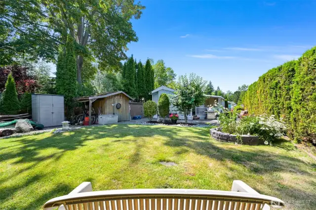 A large private lot perfect for hosting!