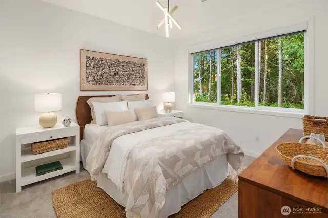 One of three bedrooms conveniently located on the main level
