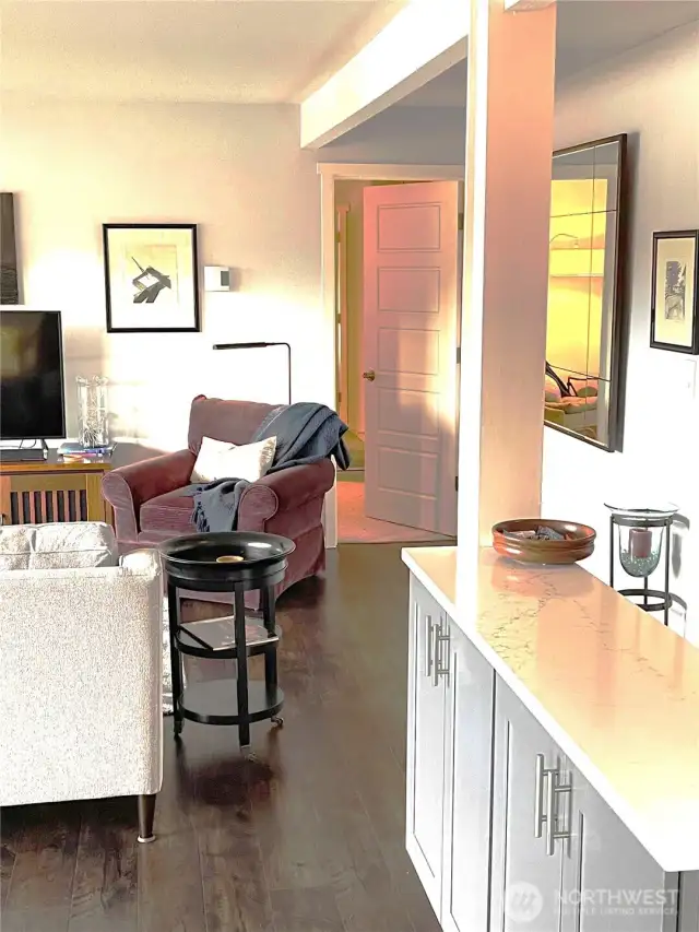 Looking toward the Primary Bedroom from Entry way