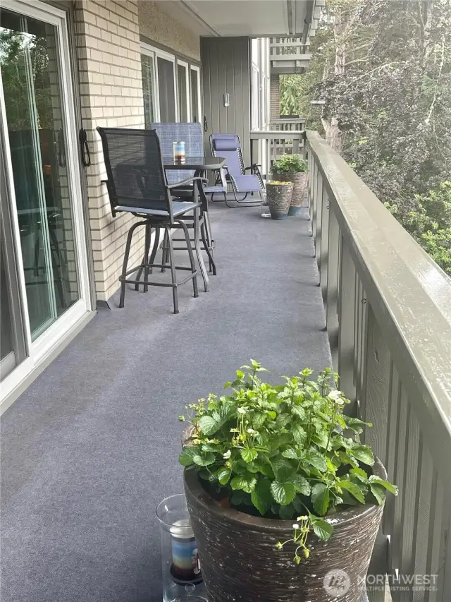 40 Foot Veranda off the two Living Rooms