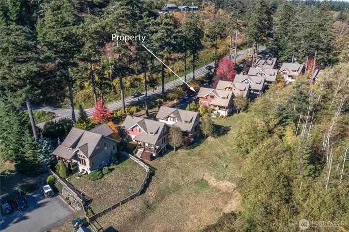 The Alder Cottage neighborhood consists of ten individual tax parcels  in their unique homeowner's association.