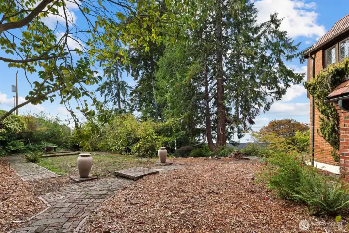 Sunny spots fill the property.